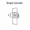 DL2213-612-CL6 Corbin DL2200 Series IC 6-Pin Less Core Cylindrical Deadlocks with Single Cylinder in Satin Bronze
