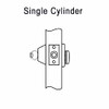 DL2213-626-CL6 Corbin DL2200 Series IC 6-Pin Less Core Cylindrical Deadlocks with Single Cylinder in Satin Chrome