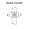 DL3012-619 Corbin DL3000 Series Cylindrical Deadlocks with Double Cylinder in Satin Nickel