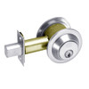 DL3017-625-LH Corbin DL3000 Series Classroom Cylindrical Deadlocks with Single Cylinder in Bright Chrome Finish