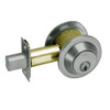DL3011-619 Corbin DL3000 Series Cylindrical Deadlocks with Single Cylinder w/ Blank Plate in Satin Nickel Finish