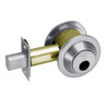 DL3013-626-LC Corbin DL3000 Series Cylindrical Deadlocks with Single Cylinder in Satin Chrome Finish