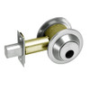 DL3017-618-LH-LC Corbin DL3000 Series Classroom Cylindrical Deadlocks with Single Cylinder in Bright Nickel Finish