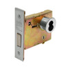 DL4113-619-CL6 Corbin DL4100 Series IC 6-Pin Less Core Mortise Deadlocks with Single Cylinder in Satin Nickel Finish