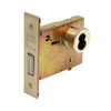 DL4112-606-CL6 Corbin DL4100 Series IC 6-Pin Less Core Mortise Deadlocks with Double Cylinder in Satin Brass Finish