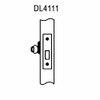 DL4111-605-CL6 Corbin DL4100 Series IC 6-Pin Less Core Mortise Deadlocks with Single Cylinder w/ Blank Plate in Bright Brass