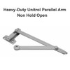 DC6210-A11-689-M54-W33 Corbin 6000 Series Multi-Sized Parallel Arm Door Closers with Heavy-Duty Unitrol in Silver Aluminum