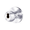 8K37AB4ASTK625 Best 8K Series Entrance Heavy Duty Cylindrical Knob Locks with Round Style in Bright Chrome