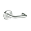 45H7R3R618 Best 40H Series Classroom Heavy Duty Mortise Lever Lock with Solid Tube Return Style in Bright Nickel