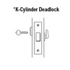 48H7K613 Best 48H Series Single Cylinder with Thumbturn Mortise Deadlocks in Oil Rubbed Bronze