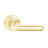 L9050L-18A-605 Schlage L Series Less Cylinder Entrance Commercial Mortise Lock with 18 Cast Lever Design in Bright Brass