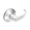 9KW37DEL14LS3625RQE Best 9KW Series Fail Safe Electromechanical Heavy Duty Cylindrical Lock with Curved w/ Return Style in Bright Chrome