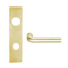 L9070J-02L-606 Schlage L Series Classroom Commercial Mortise Lock with 02 Cast Lever Design Prepped for FSIC in Satin Brass