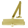 1250-HCUSH-BRASS LCN Door Closer with HCUSH Arm in BRASS Finish