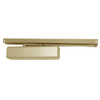 1460T-BUMPER-US4 LCN Surface Mount Door Closer with Bumper Arm in Satin Brass Finish