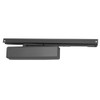 1461T-H-BUMPER-BLACK-DS LCN Surface Mount Door Closer with Hold Open Track with Bumper in Black Finish