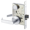 AUR8807FL-625 Yale 8800FL Series Single Cylinder Mortise Entrance Locks with Augusta Lever in Bright Chrome