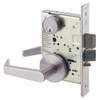 AUR8860-2FL-630 Yale 8800FL Series Double Cylinder with Deadbolt Mortise Entrance or Storeroom Lock with Indicator with Augusta Lever in Satin Stainless Steel