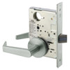 AUR8801FL-619 Yale 8800FL Series Non-Keyed Mortise Passage Locks with Augusta Lever in Satin Nickel