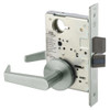 AUR8802FL-619 Yale 8800FL Series Non-Keyed Mortise Privacy Locks with Augusta Lever in Satin Nickel