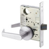 AUR8862FL-629 Yale 8800FL Series Non-Keyed Mortise Bathroom Locks with Augusta Lever in Bright Stainless Steel