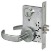 PBR8807FL-619 Yale 8800FL Series Single Cylinder Mortise Entrance Locks with Pacific Beach Lever in Satin Nickel