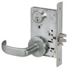 PBR8829FL-619 Yale 8800FL Series Single Cylinder Mortise Closet Locks with Pacific Beach Lever in Satin Nickel