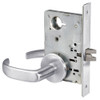 PBR8801FL-626 Yale 8800FL Series Non-Keyed Mortise Passage Locks with Pacific Beach Lever in Satin Chrome
