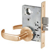PBR8802FL-612 Yale 8800FL Series Non-Keyed Mortise Privacy Locks with Pacific Beach Lever in Satin Bronze
