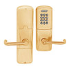 AD200-CY-40-KP-TLR-RD-612 Schlage Privacy Cylindrical Keypad Lock with Tubular Lever in Satin Bronze