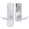 AD200-CY-40-MSK-SPA-RD-626 Schlage Privacy Magnetic Stripe Keypad Lock with Sparta Lever in Satin Chrome