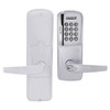 AD200-CY-40-MSK-ATH-RD-626 Schlage Privacy Magnetic Stripe Keypad Lock with Athens Lever in Satin Chrome