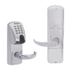 AD200-CY-40-MGK-SPA-RD-626 Schlage Privacy Magnetic Stripe(Insert) Keypad Lock with Sparta Lever in Satin Chrome