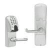 AD200-CY-40-MGK-TLR-RD-619 Schlage Privacy Magnetic Stripe(Insert) Keypad Lock with Tubular Lever in Satin Nickel