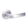 MOR8822FL-629 Yale 8800FL Series Single Cylinder with Deadbolt Mortise Bathroom Lock with Indicator with Monroe Lever in Bright Stainless Steel