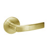 MOR8847FL-606 Yale 8800FL Series Single Cylinder with Deadbolt Mortise Entrance Lock with Indicator with Monroe Lever in Satin Brass
