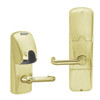 AD200-CY-60-MG-TLR-RD-606 Schlage Apartment Magnetic Stripe(Insert) Lock with Tubular Lever in Satin Brass