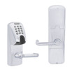 AD200-CY-60-MGK-TLR-RD-625 Schlage Apartment Magnetic Stripe(Insert) Keypad Lock with Tubular Lever in Bright Chrome