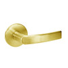 MOR8862FL-605 Yale 8800FL Series Non-Keyed Mortise Bathroom Locks with Monroe Lever in Bright Brass