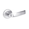 JNR8824FL-625 Yale 8800FL Series Single Cylinder Mortise Hold Back Locks with Jefferson Lever in Bright Chrome