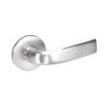 JNR8823FL-629 Yale 8800FL Series Single Cylinder with Deadbolt Mortise Storeroom Lock with Indicator with Jefferson Lever in Bright Stainless Steel