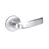 JNR8860FL-625 Yale 8800FL Series Single Cylinder with Deadbolt Mortise Entrance or Storeroom Lock with Indicator with Jefferson Lever in Bright Chrome