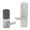 AD200-CY-40-MT-RHO-RD-619 Schlage Privacy Multi-Technology Lock with Rhodes Lever in Satin Nickel