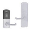 AD200-CY-40-MTK-TLR-RD-626 Schlage Privacy Multi-Technology Keypad Lock with Tubular Lever in Satin Chrome