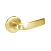 JNR8862FL-605 Yale 8800FL Series Non-Keyed Mortise Bathroom Locks with Jefferson Lever in Bright Brass