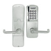 AD200-CY-40-MSK-TLR-GD-29R-619 Schlage Privacy Magnetic Stripe Keypad Lock with Tubular Lever in Satin Nickel