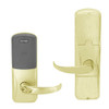 AD200-CY-40-MT-SPA-GD-29R-606 Schlage Privacy Multi-Technology Lock with Sparta Lever in Satin Brass