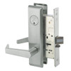AUCN8808FL-619 Yale 8800FL Series Single Cylinder Mortise Classroom Locks with Augusta Lever in Satin Nickel