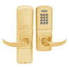 AD200-CY-60-KP-SPA-GD-29R-612 Schlage Apartment Cylindrical Keypad Lock with Sparta Lever in Satin Bronze