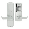 AD200-CY-60-MSK-RHO-GD-29R-619 Schlage Apartment Cylindrical Magnetic Stripe Keypad Lock with Rhodes Lever in Satin Nickel